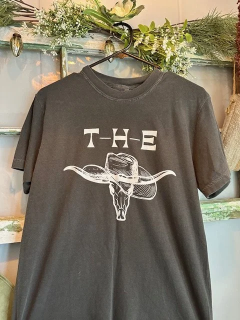 Dark Grey Retro Branded T-Shirt