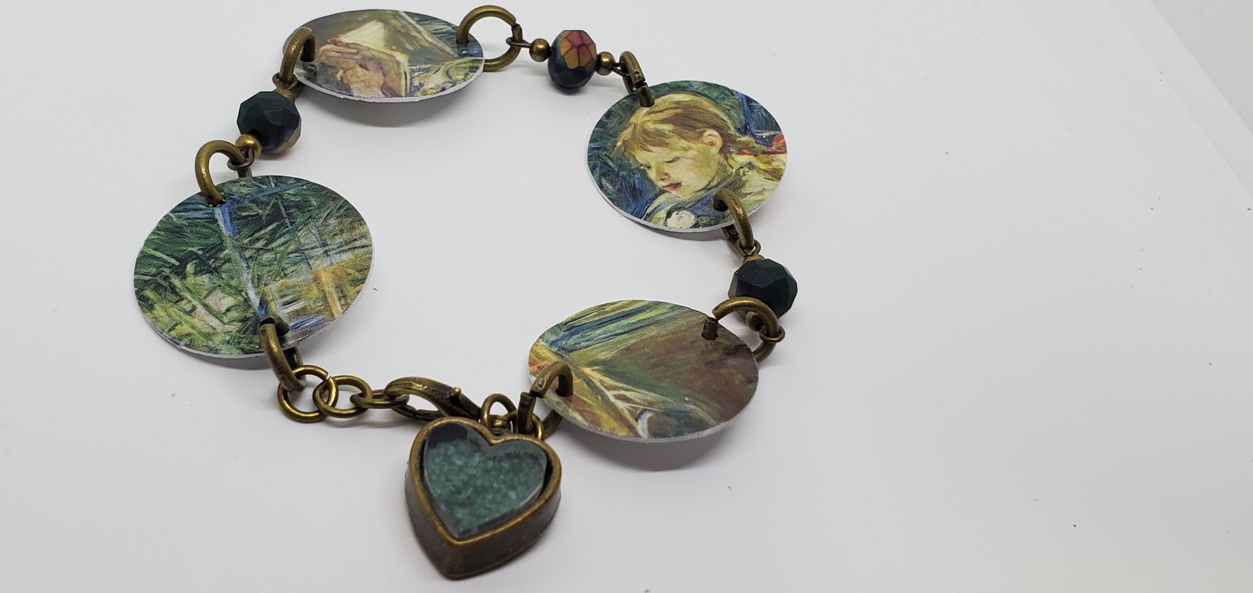 Recycled Museum Pass Card Bracelet