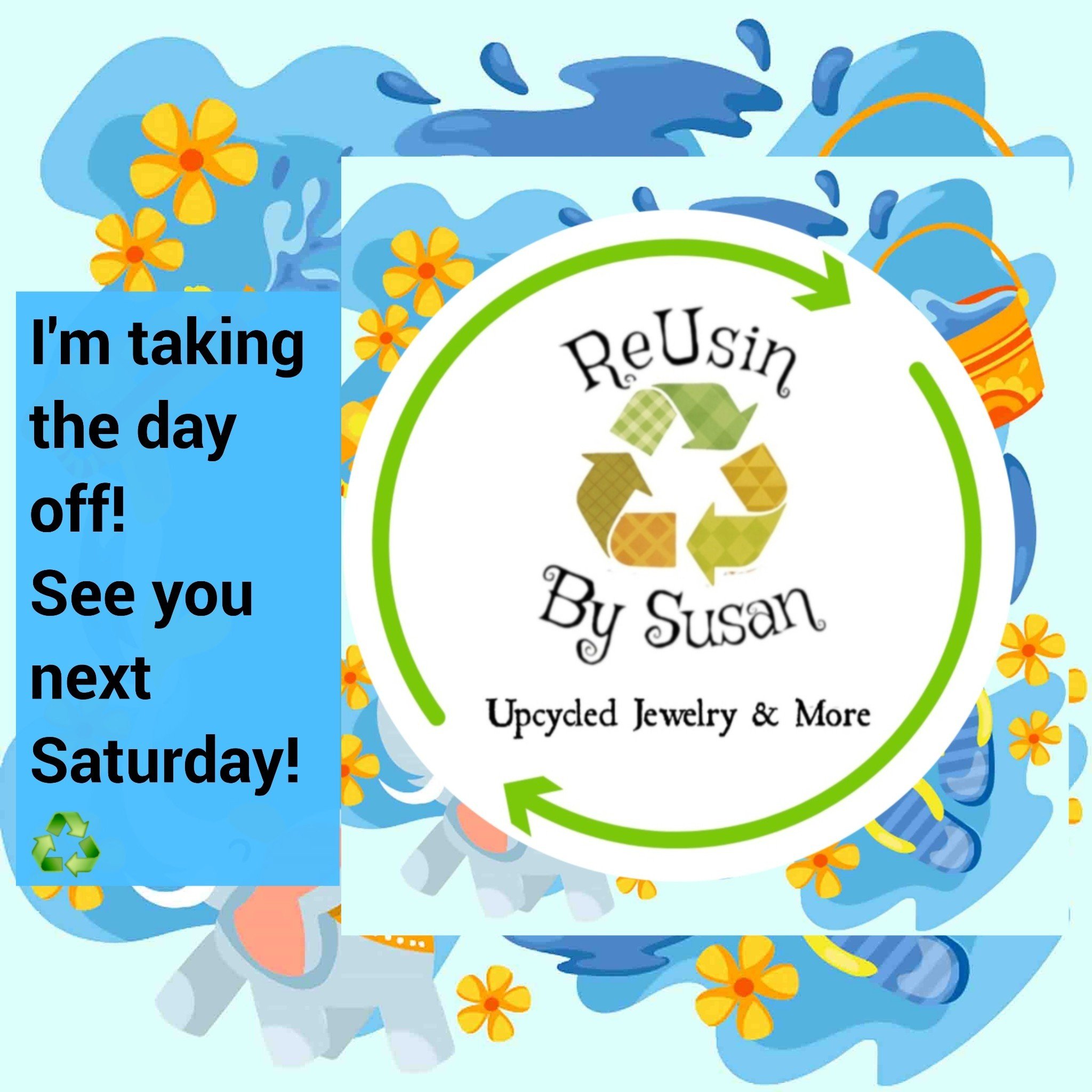 I'm taking a break this week and won't be at the Ybor City Saturday Market this week. See you next Saturday!♻️