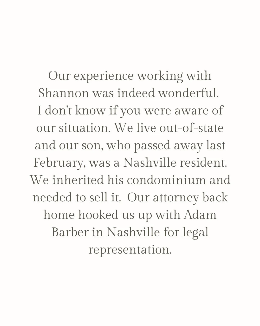 This recent client review truly brought me to tears.🥹
I often say I love what I do because of the people it brings into my life, and this family is a perfect example of why. It was such an honor to walk alongside them through a probate sale during a
