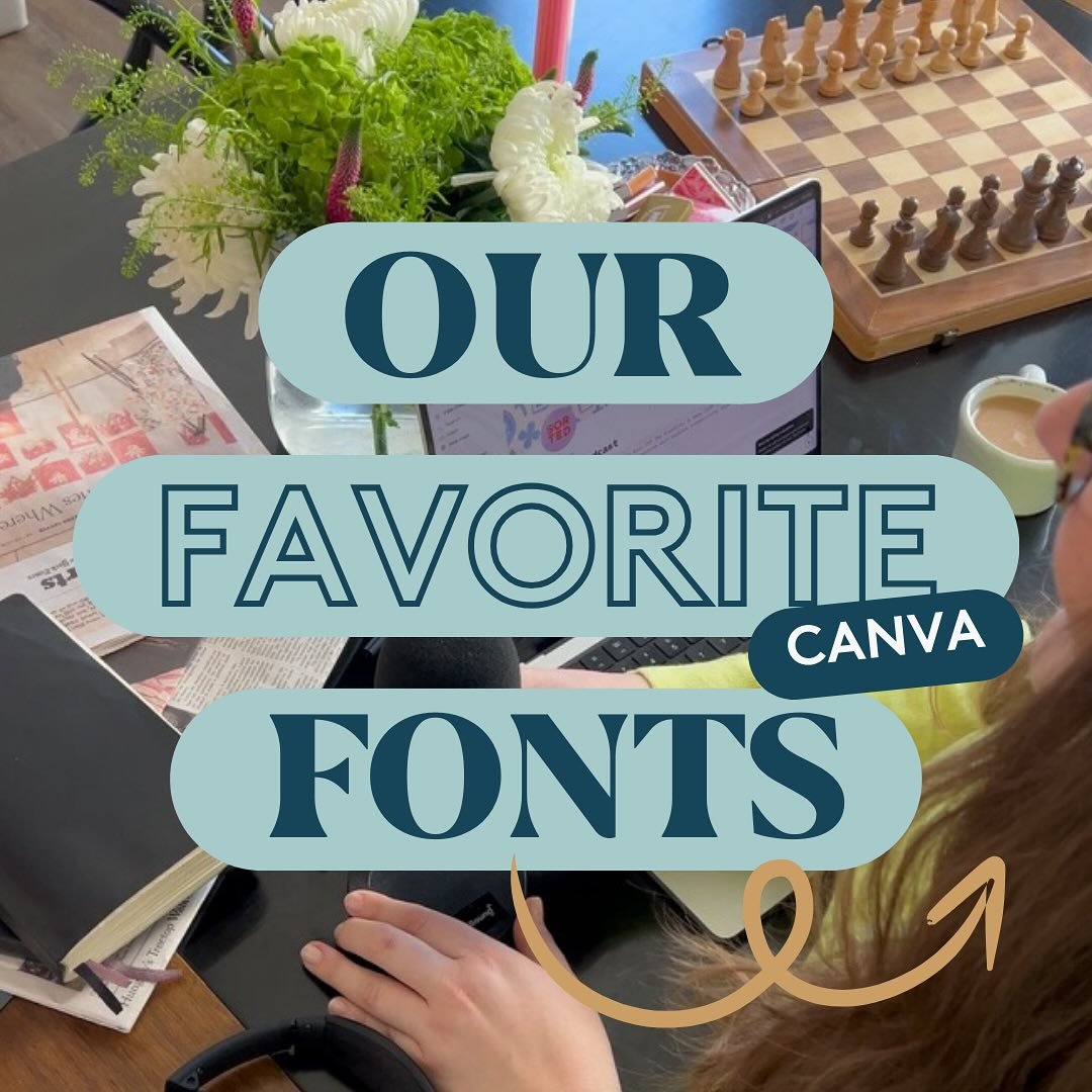 Finding a good font is hard, so we thought we&rsquo;d share some of our favs from Canva! 🎨💻 

Which of these Canva fonts sparks some inspiration? 

#TypographyLove #FontCrush #designinspiration