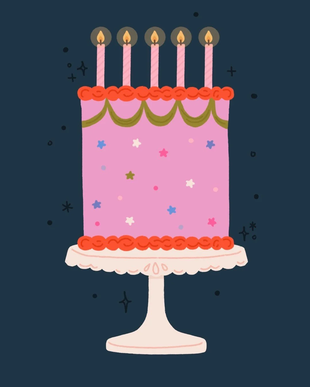Another Year! Another Slice of Cake!! 🍰 Celebrating 8 years today! ⁠
⁠
Happy Birthday to ESM Creative Studio!! ✨⁠
⁠
⁠I am so grateful for the clients who made this happen, the support of my family and friends, and of course, the things I get to crea