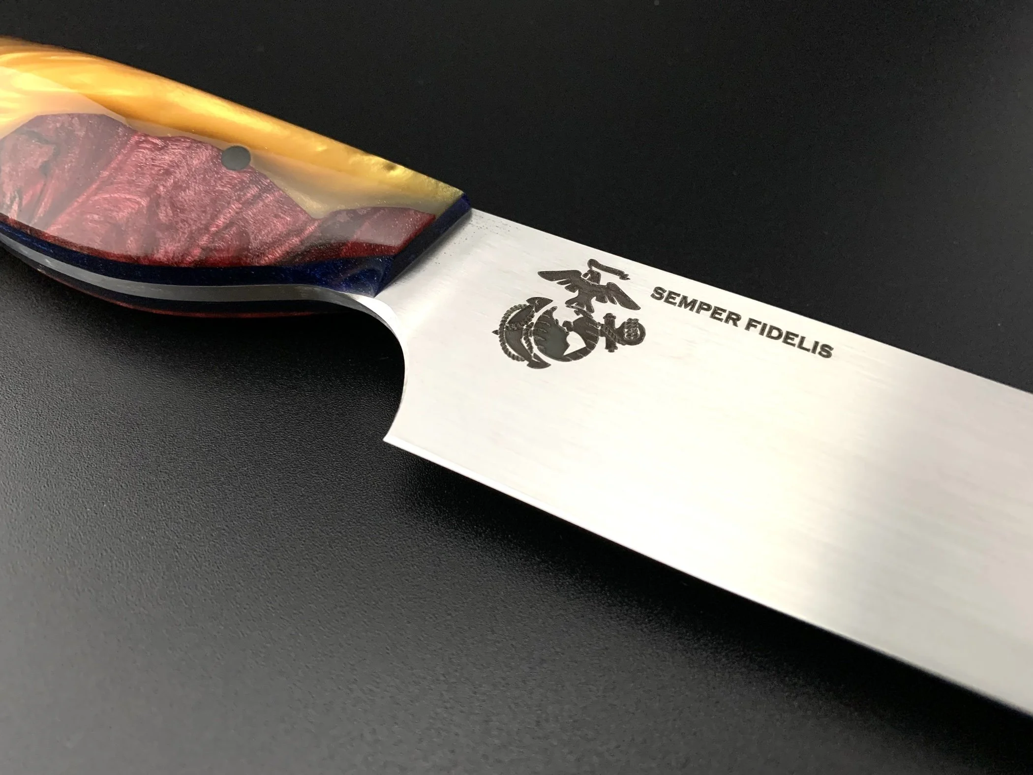 Laser engraving — Hintze Custom Knives