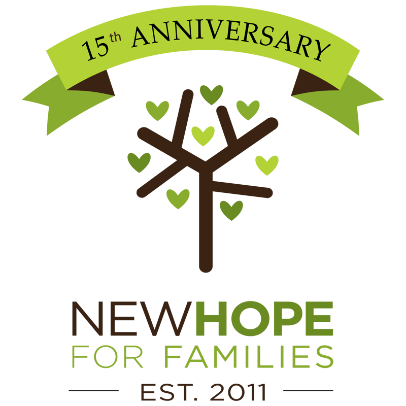 fifteenth anniversary of New Hope for Families, established 2011