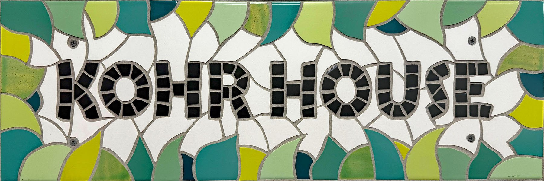 Kohr House mosaic plaque