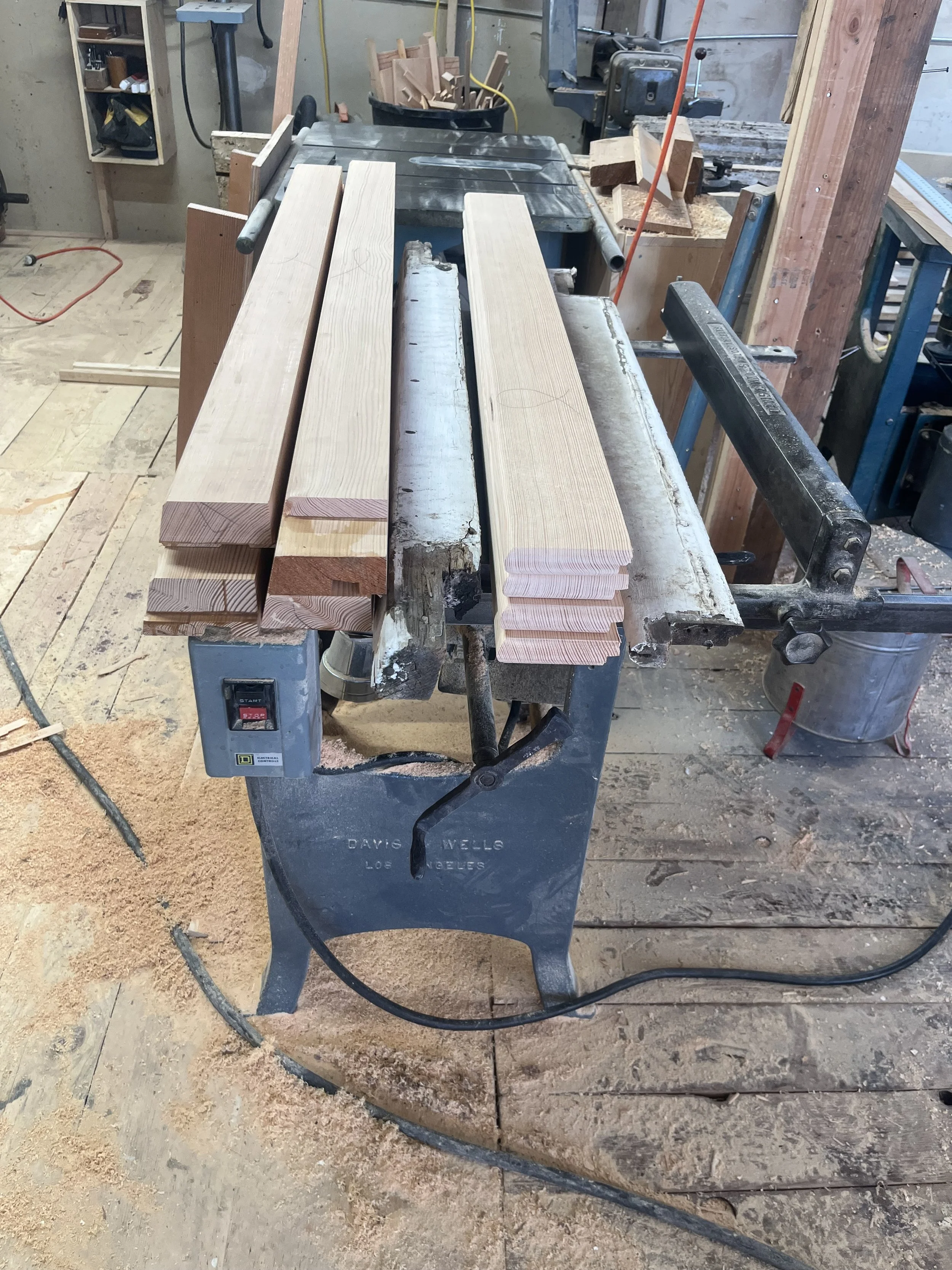 Replicating stools and sills for Victorian sash windows in Albany, OR