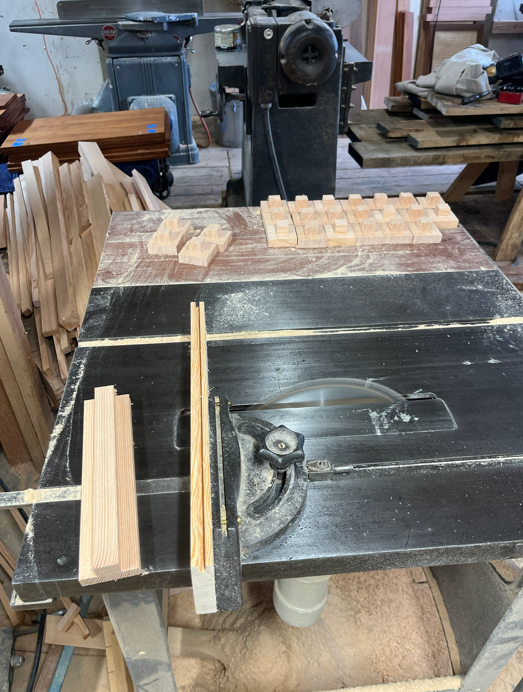 Fabricating custom wood knobs designed in collaboration with client
