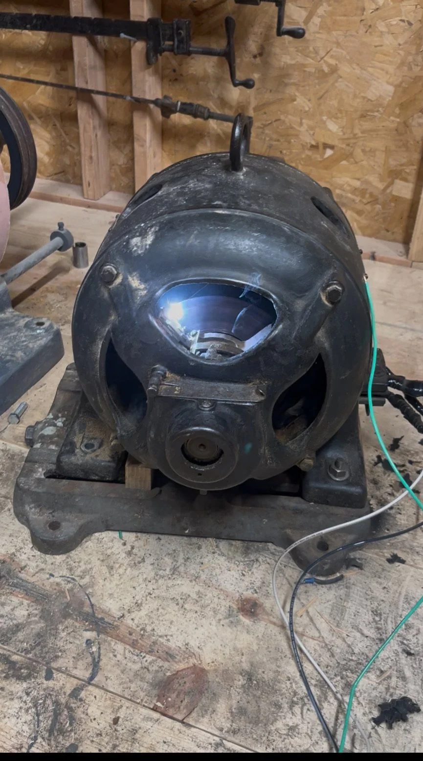 c. 1920s Wagner 2hp motor, repulsion-start induction-run