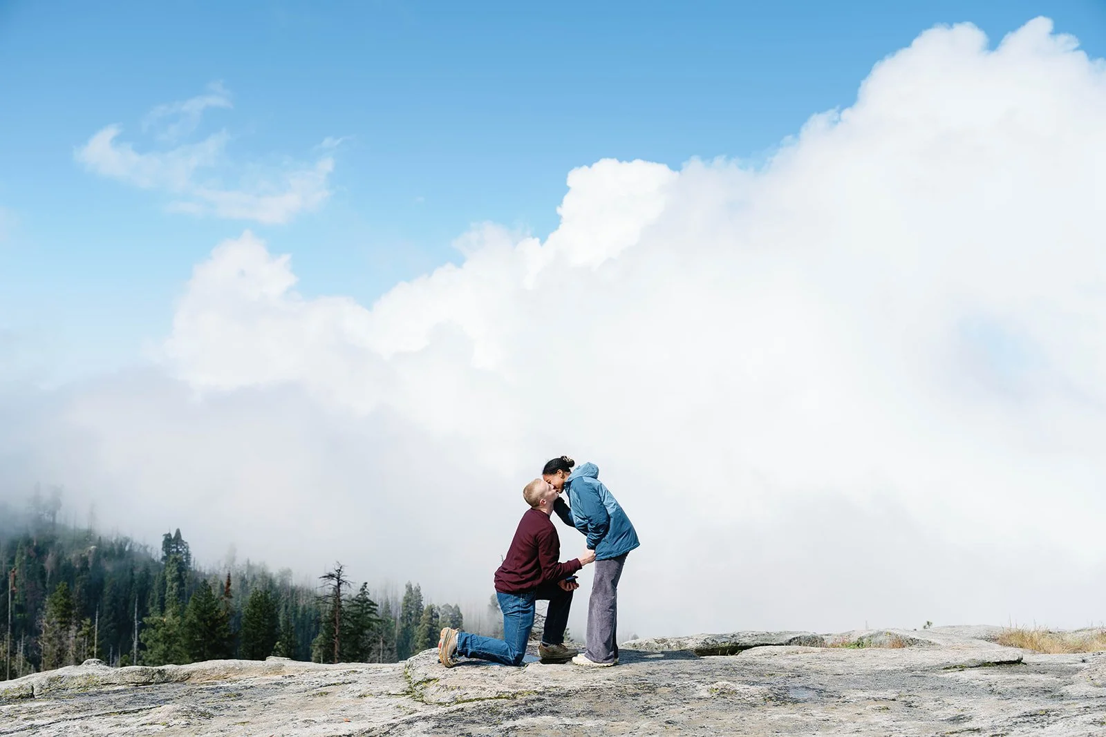 A Surprise Sequoia National Park Proposal | Henry &amp; Kayla’s Beetle Rock Proposal Story
