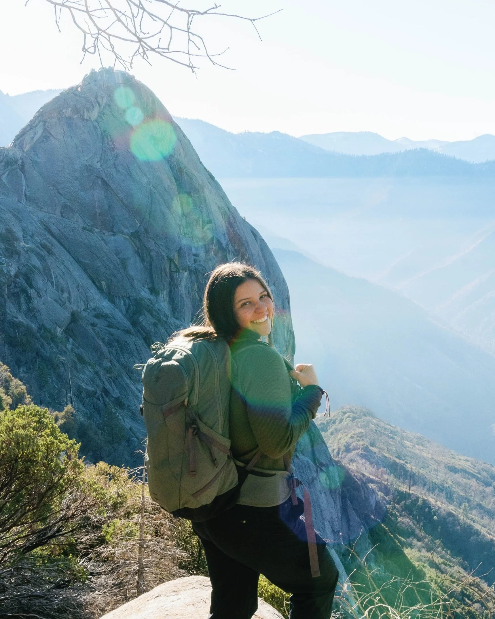 local sequoia national park photographer in front of moro rock