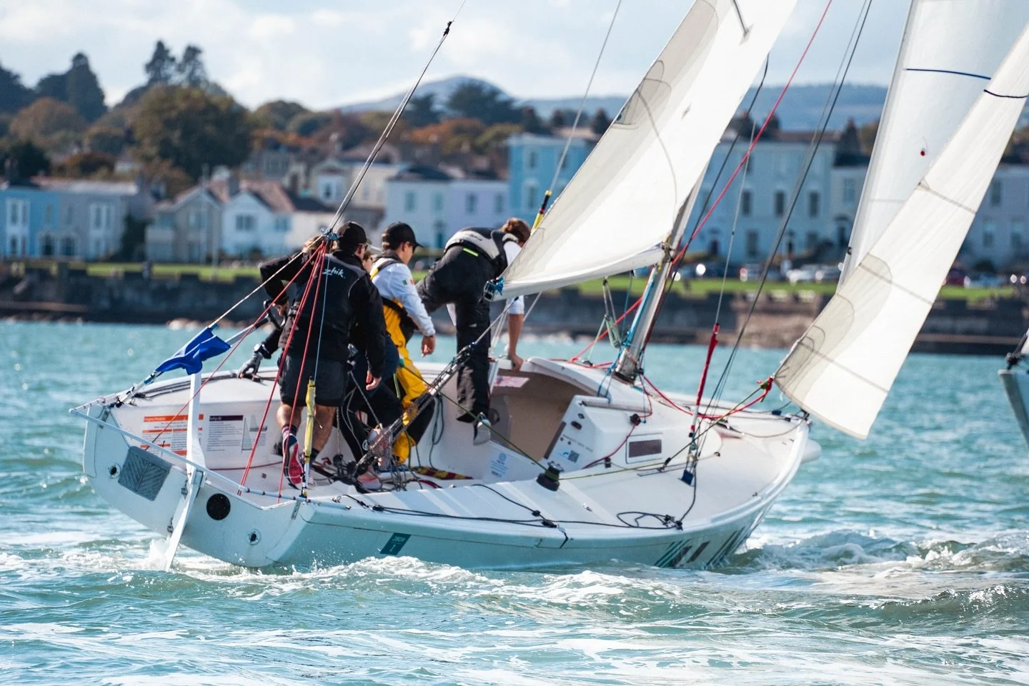 DUBLIN MATCH CUP 🇮🇪⛵️

Day one is complete with Aurelian Pierroz 🇫🇷taking a clear lead with 7/7 wins. 

Close behind with 5 wins is Ian Garreta 🇫🇷

And joint in third with Four wins is Tim Picot 🇳🇿 and Martin Allix 🇫🇷

Bring on Day Two, wit