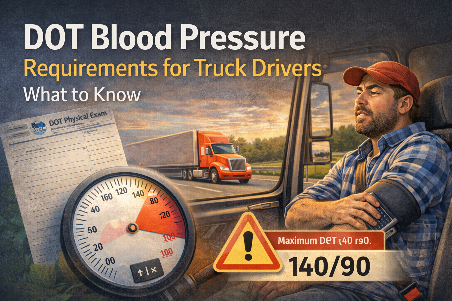 DOT Blood Pressure Requirements for Truck Drivers: What Every Driver Should Know