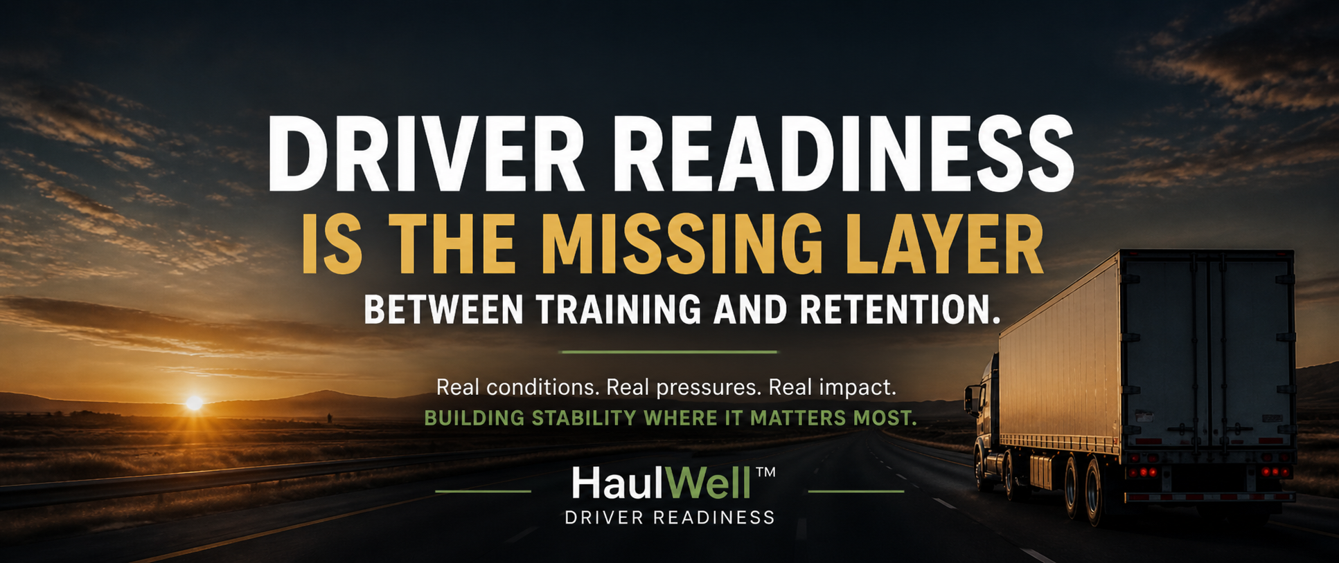 Driver Readiness Is Not a Wellness Add-On. It Is the Missing Layer Between Training and Retention.