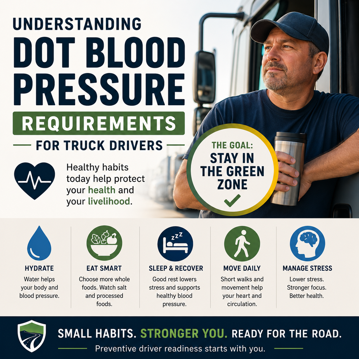 Understanding DOT Blood Pressure Requirements for Truck Drivers