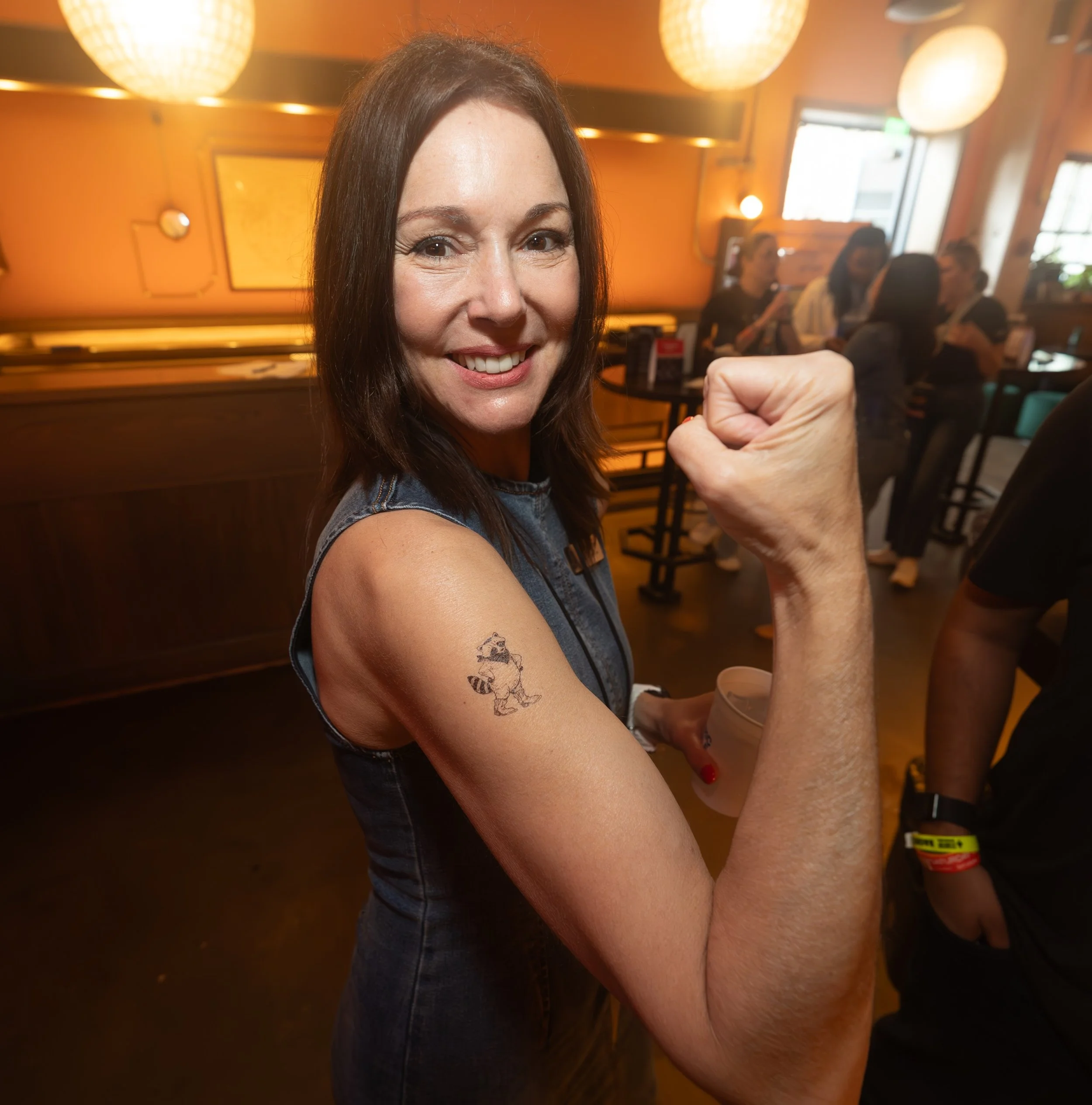 Tennessee House 2025 attendee with temporary tattoo