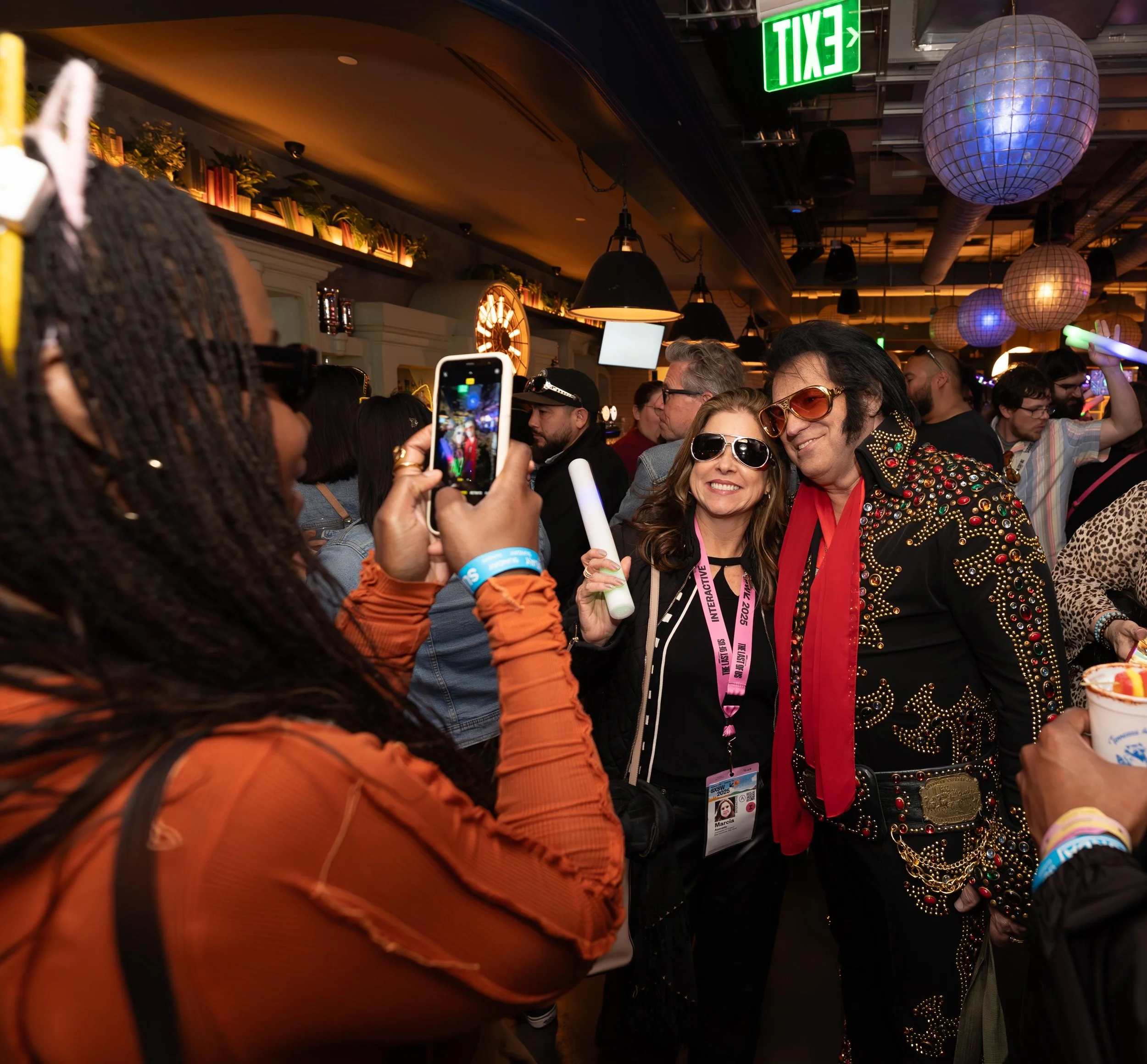 Tennessee House 2025 attendee with Elvis impersonator 