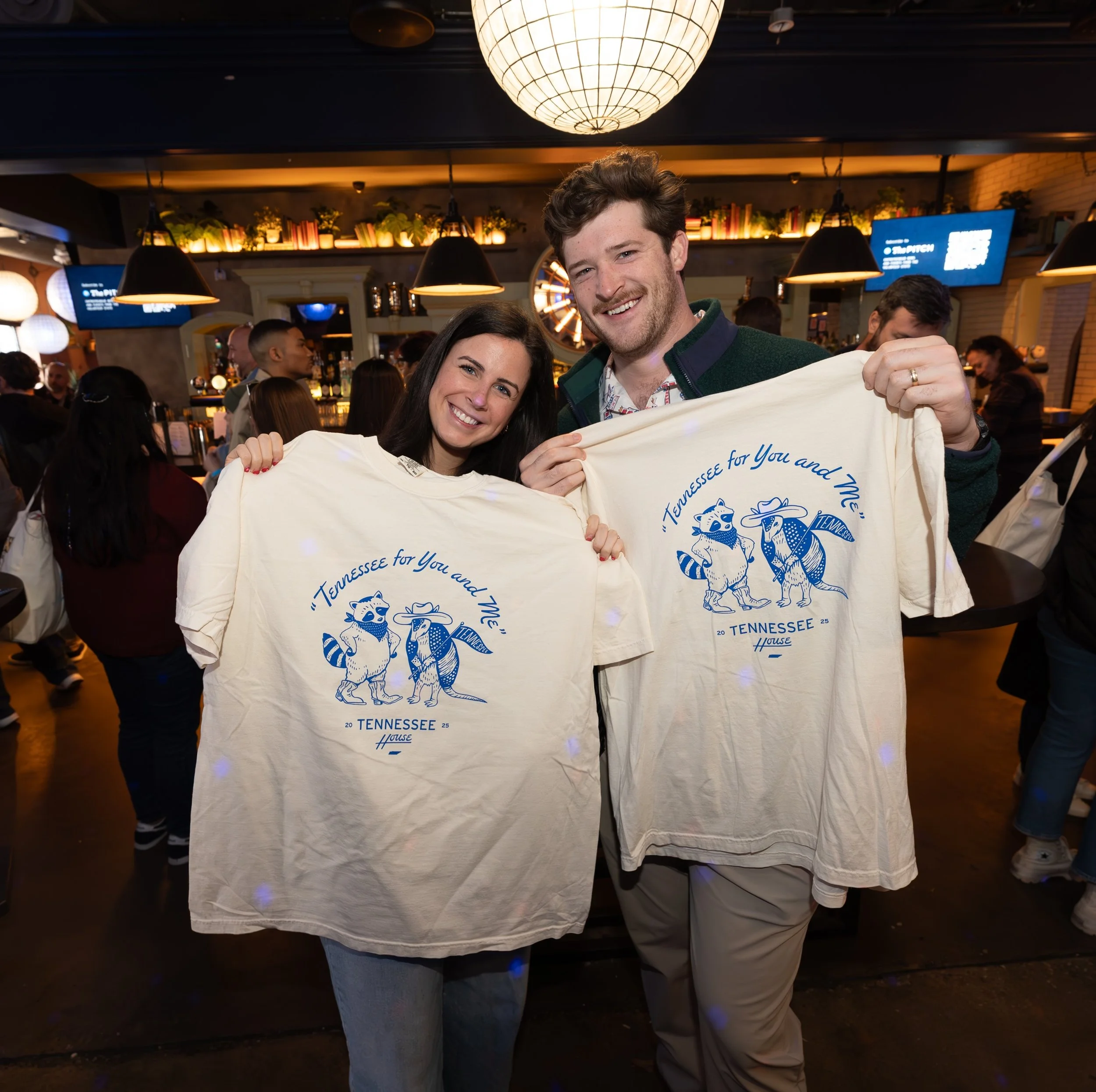 Tennessee House 2025 attendees with swag
