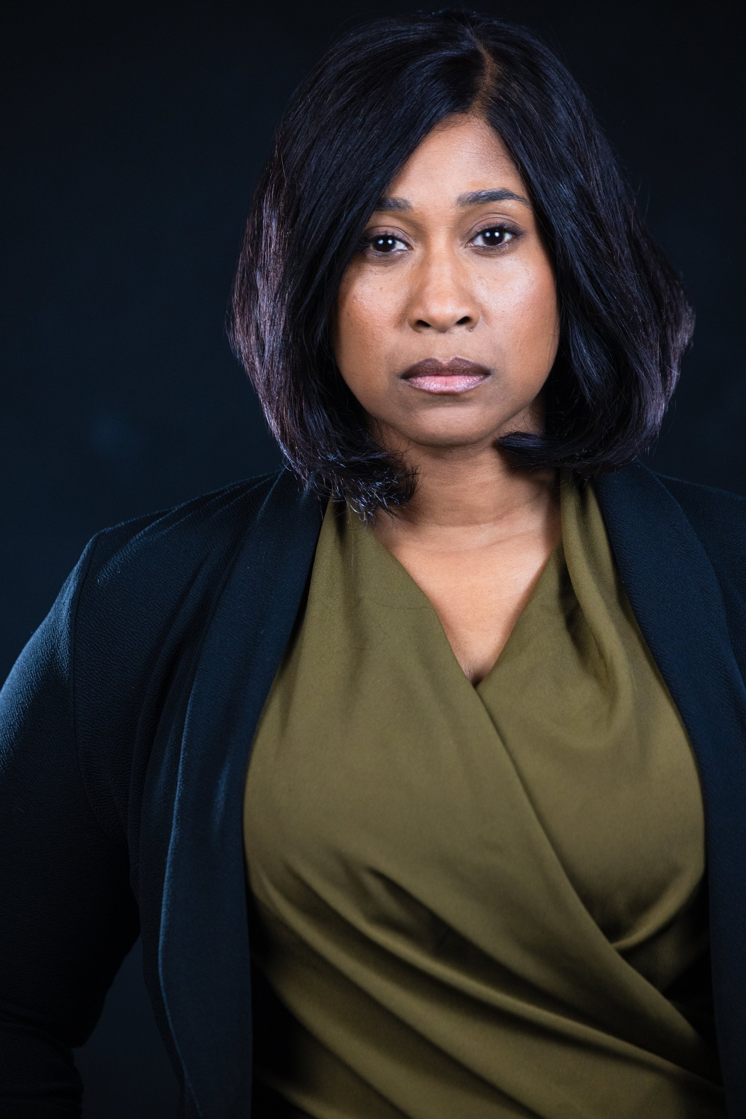 Actor Headshot - Valoneecia Tolbert - Character Shot - Detective Headshot