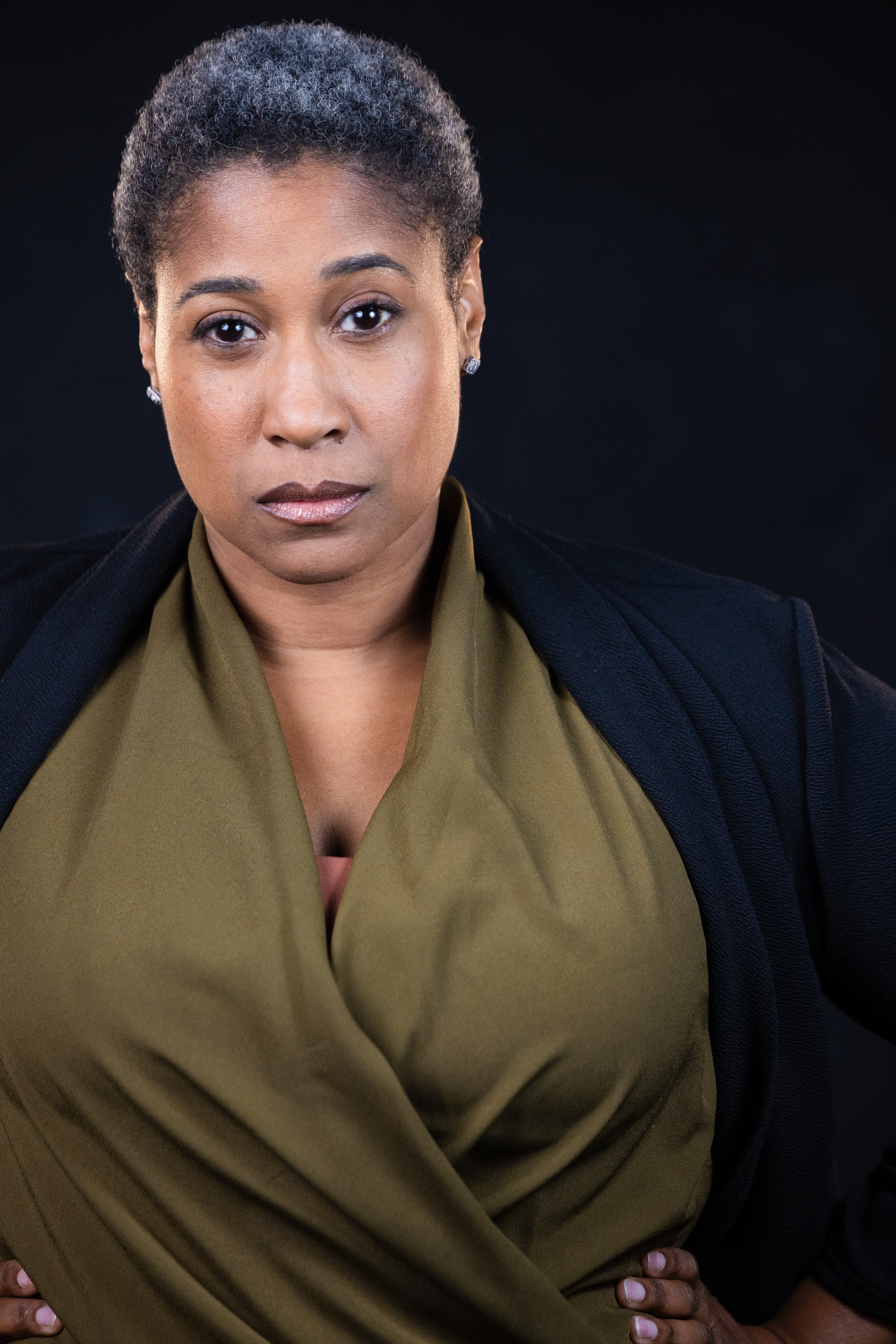 Actor Headshot - Valoneecia Tolbert. Detective Look