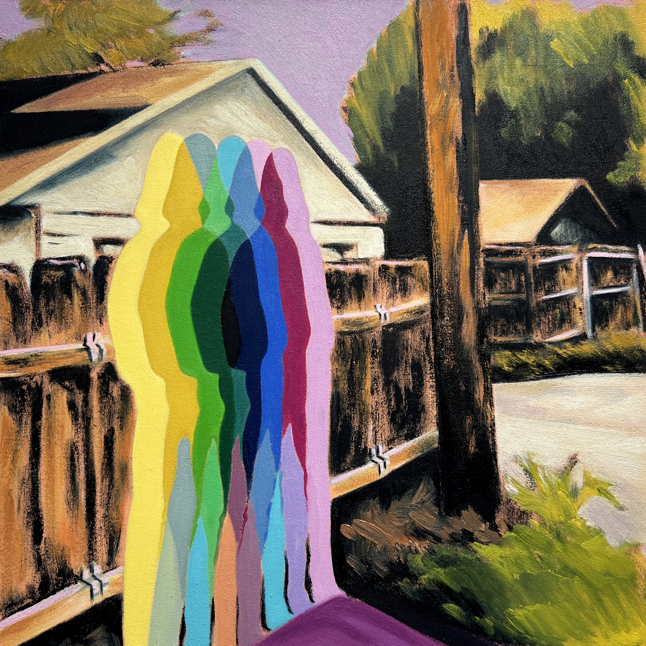 DAYDREAM. OIL ON PANEL. 12X12". 2026