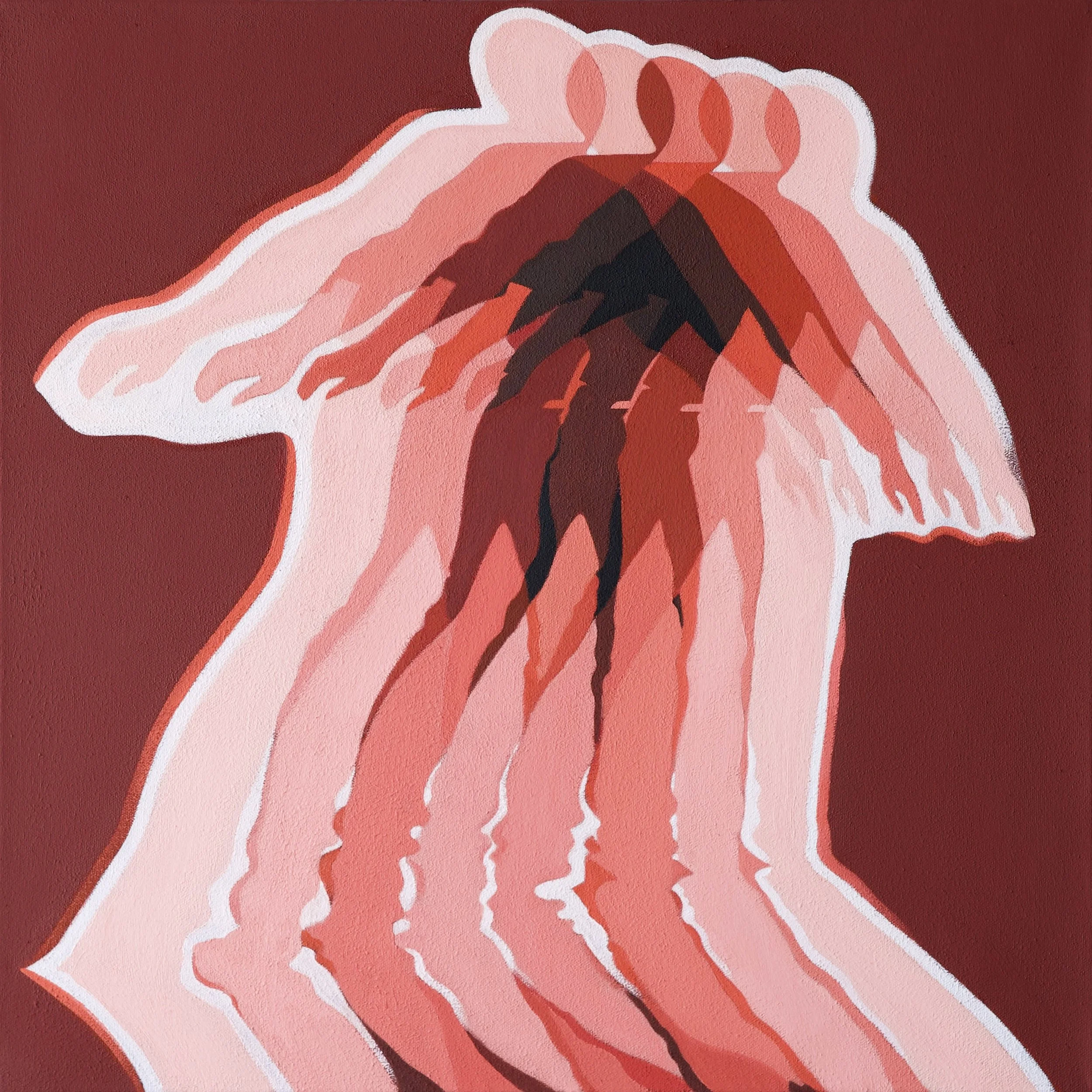 SAILIN' ON.  OIL ON CANVAS.  2026.  30 X 30"