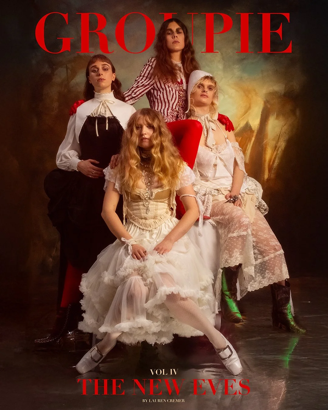 THE NEW EVES // GROUPIE MAGAZINE COVER