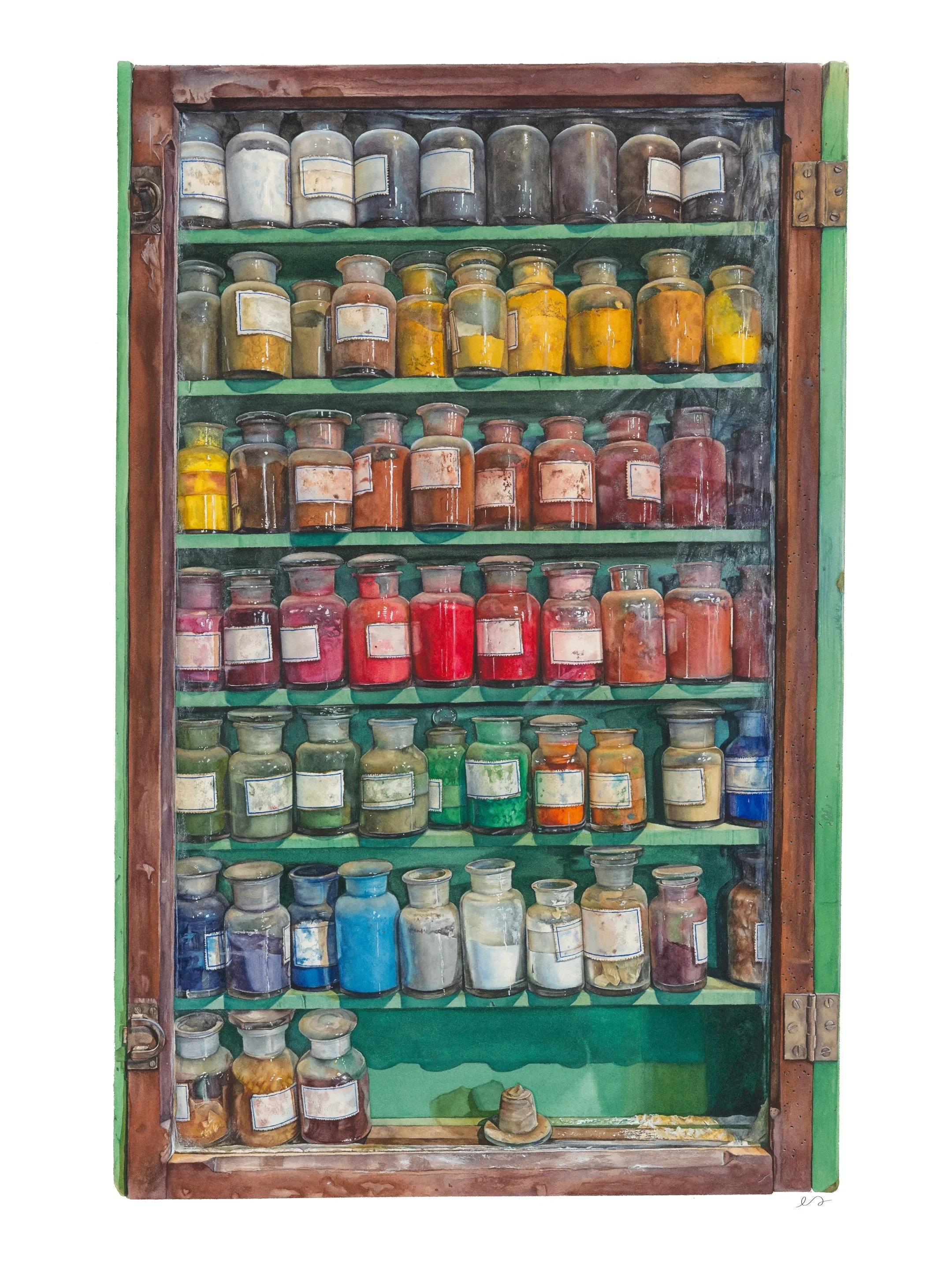 pigment cabinet