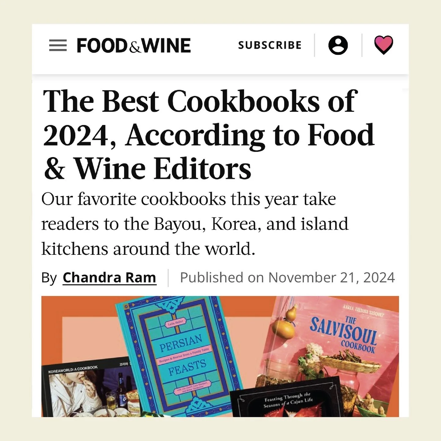 🙌 The Bartender&rsquo;s Pantry is a Food&amp;Wine Best Cookbook of 2024! Thank you to @foodandwine @chandrasplate and @audreymorg for including us &mdash; an especially rewarding acknowledgment considering our intention that the utility of this book