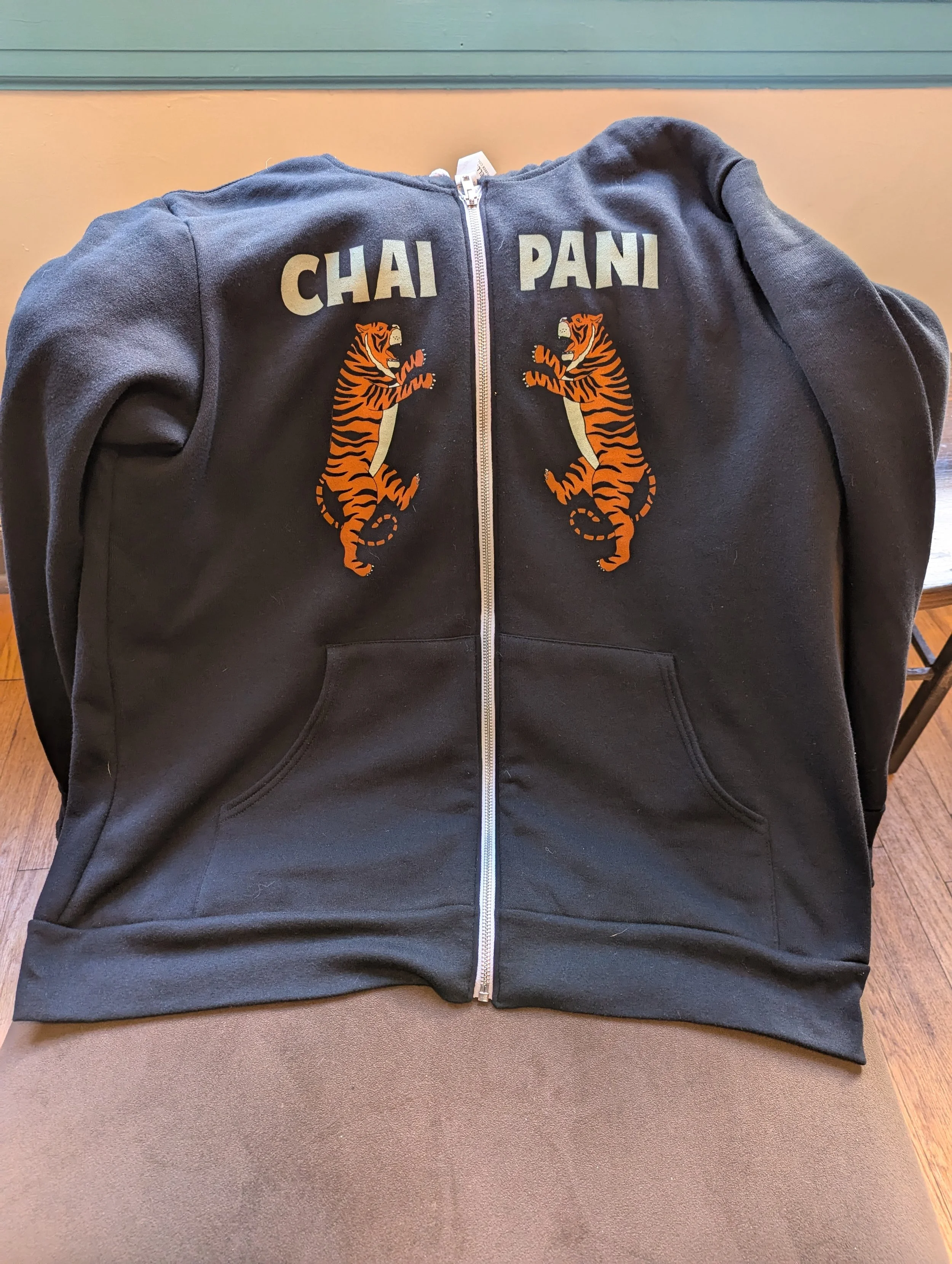 Chai Pani  Tiger Zip Up Hoodie - $55