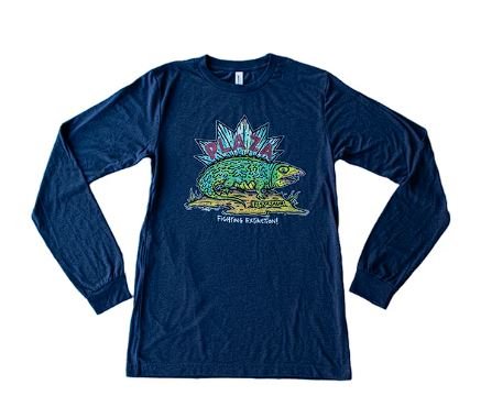 Plaza Theatre "Plazasaur" Long-sleeve Shirt by R. Land - $35