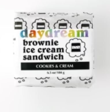 King of Pops Daydream Brownie Ice Cream Sandwiches - Cookies &amp; Cream - $10.99