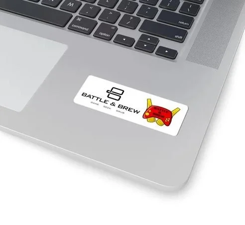 Battle &amp; Brew Logos - Kiss-Cut Stickers $2.68