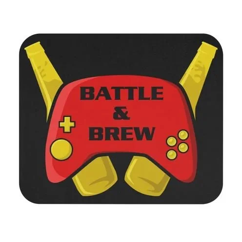Battle &amp; Brew Gaming Mouse Pad $7.63