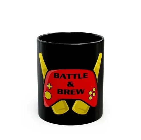 Battle &amp; Brew Black Mug - 11oz &amp; 15oz Coffee Cup $11.62