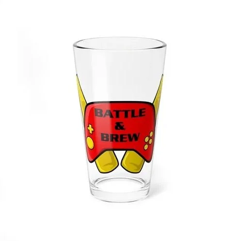 Battle &amp; Brew Mixing Glass, 16oz $13.90
