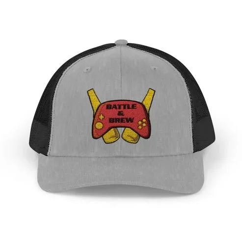 Battle &amp; Brew Snapback Trucker Cap $29.80