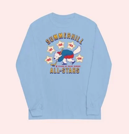 Little Bear Summerhill All-Stars Long Sleeve Tee $28