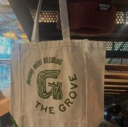 Monday Night Grove Canvas Tote $12