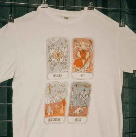 The Masquerade Tarot Tee $30