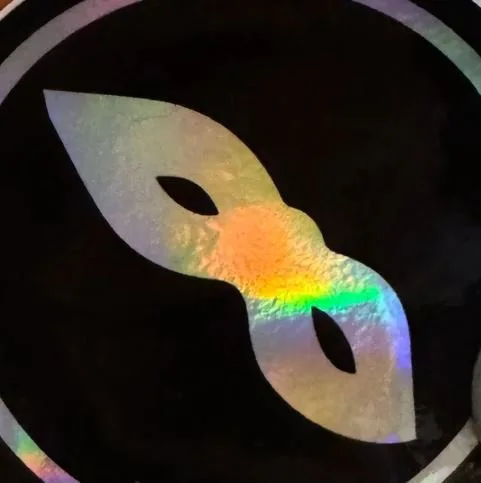 The Masquerade HOLO Sticker $3