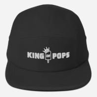 King of Pops Five Panel Cap - White Logo $31.50
