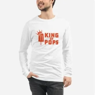King of Pops Unisex Long Sleeve Tee $31