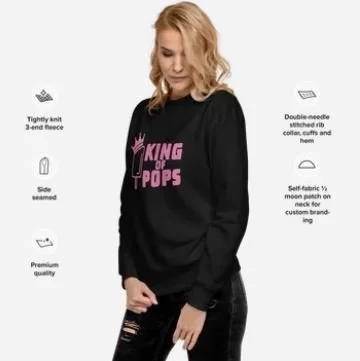 King of Pops Unisex Premium Sweatshirt $29.50