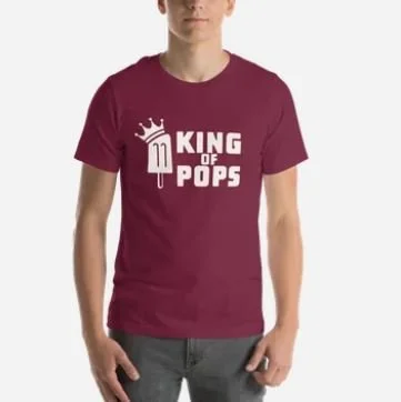 King of Pops Unisex t-shirt $18.50