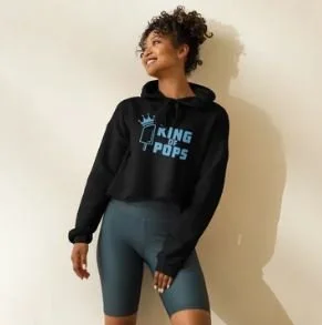 King of Pops Crop Hoodie 