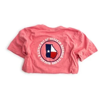 Fox Bros Little Bit of Texas Crew Neck, Red Regular price $25