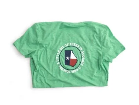 Fox Bros Little Bit of Texas V-Neck, Green Regular price $25