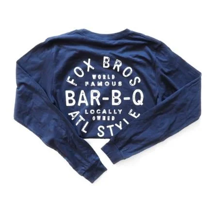 Fox Bros ATL Style Long Sleeve, Navy Regular price $25