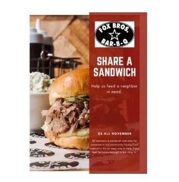 Fox Bros Share A Sandwich Regular price $5