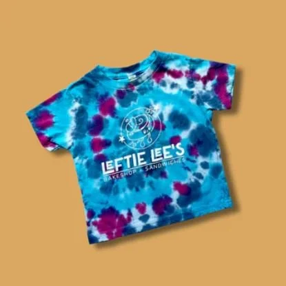 Leftie Lee’s KIDS/YOUTH Tie Dye Tee Regular price $25